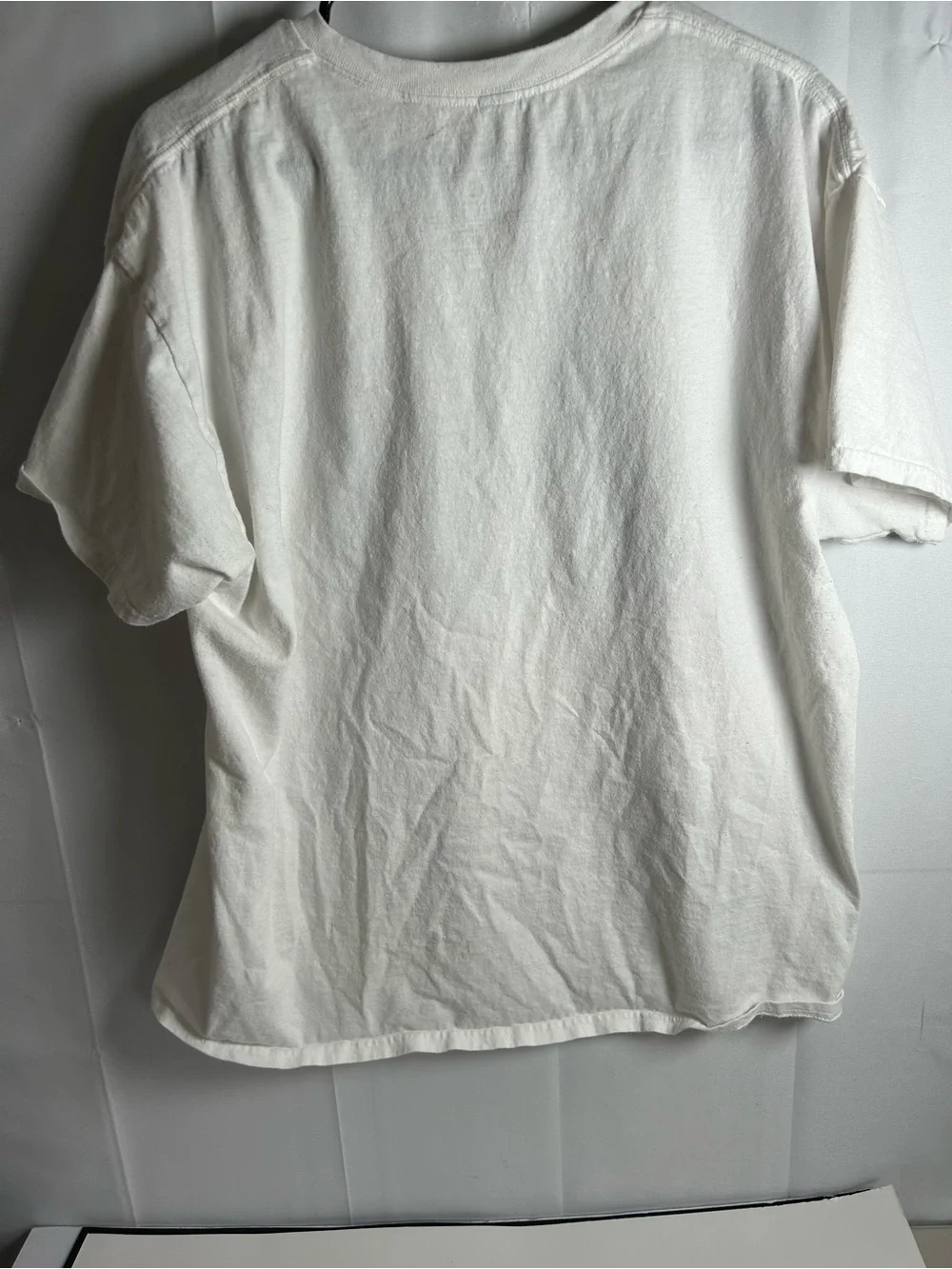 White Graphic Home Art Poster-Style Print Tee shirt of H.E.R.